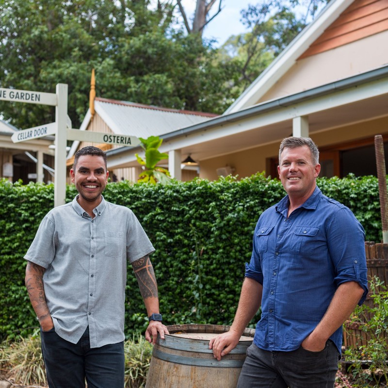 Executive Chefs of Estancia Osteria. Gabriel (left) and James (right).