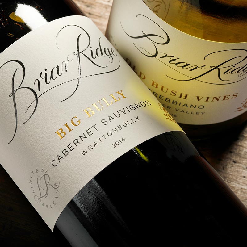 A group shot of Limited Release Wines Briar Ridge